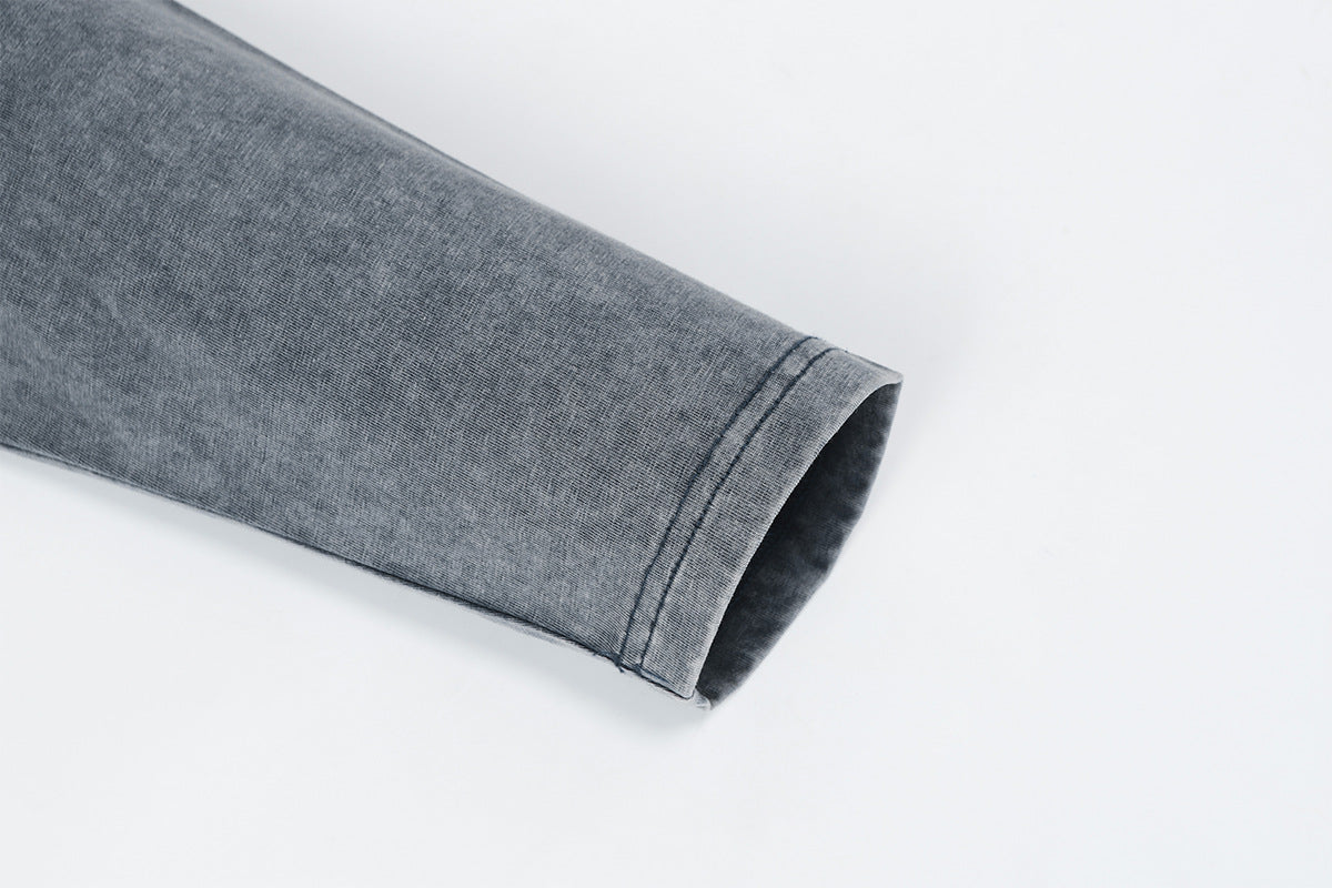 The Heritage Stitch Faux Two-Piece Zip Hoodie