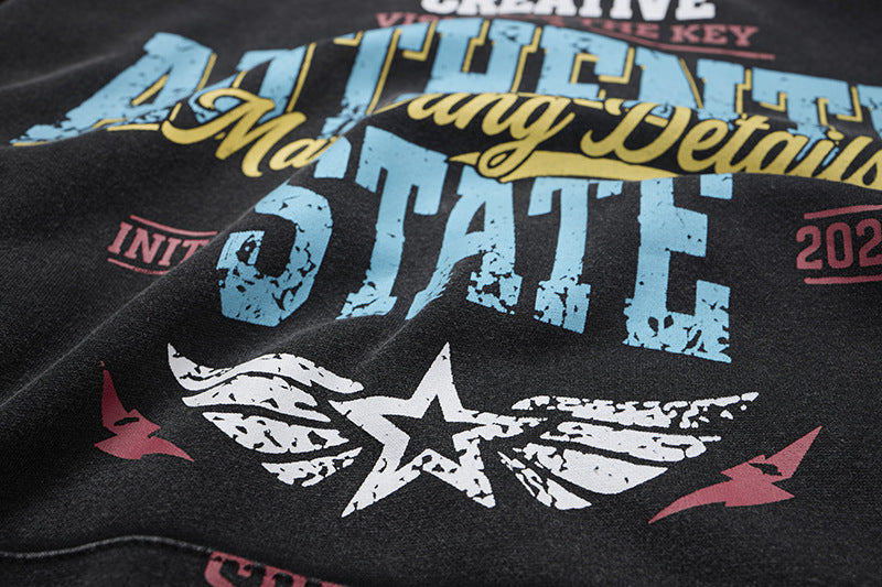 The Faded Verse Washed Zip Hoodie