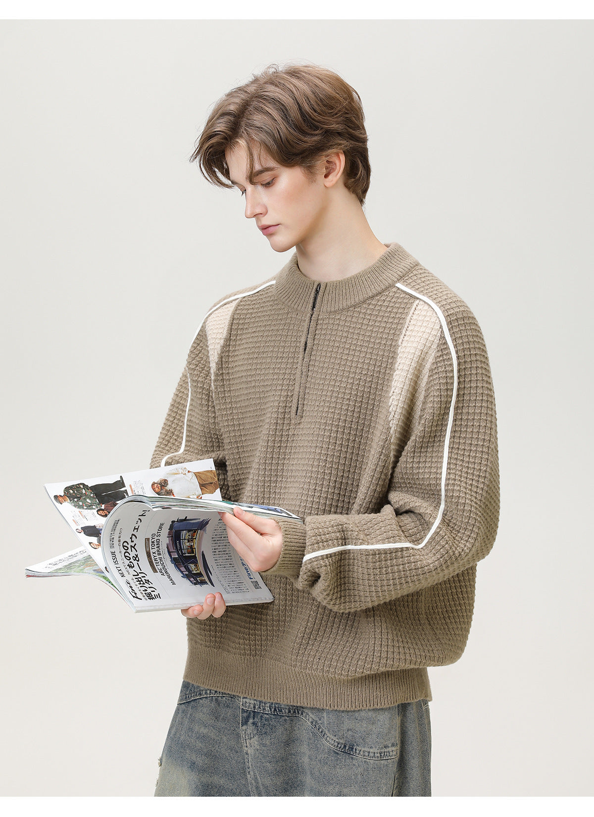 The Frostline Half Zip Sweater