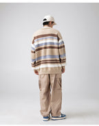The Dune Block Round Neck Sweater