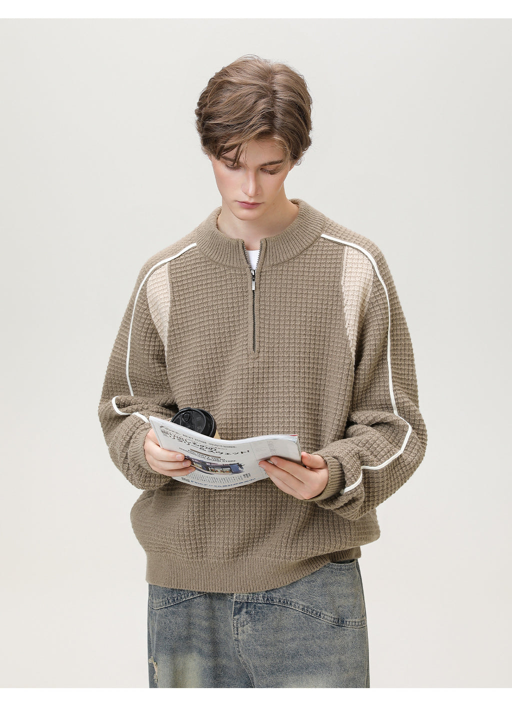 The Frostline Half Zip Sweater