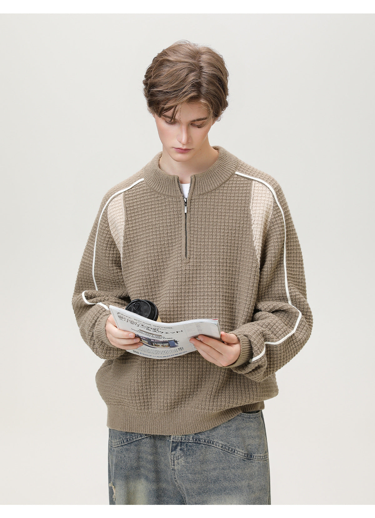 The Frostline Half Zip Sweater