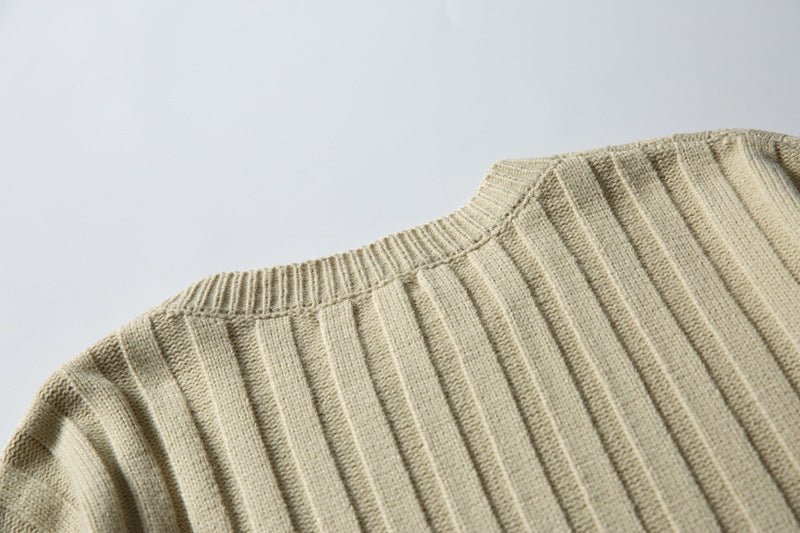 The Midnight Thread Jacquard Round Neck Sweater