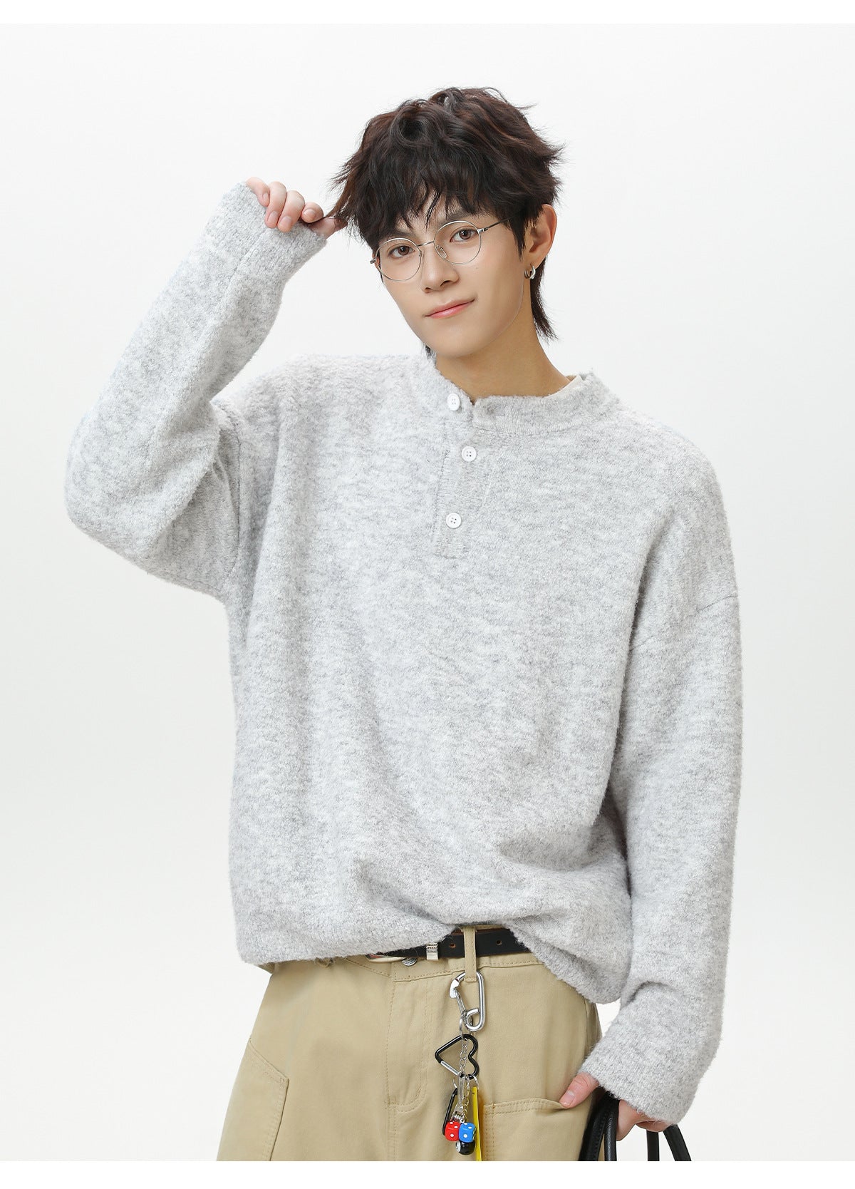 The Moss Harbor Solid Knit Sweater