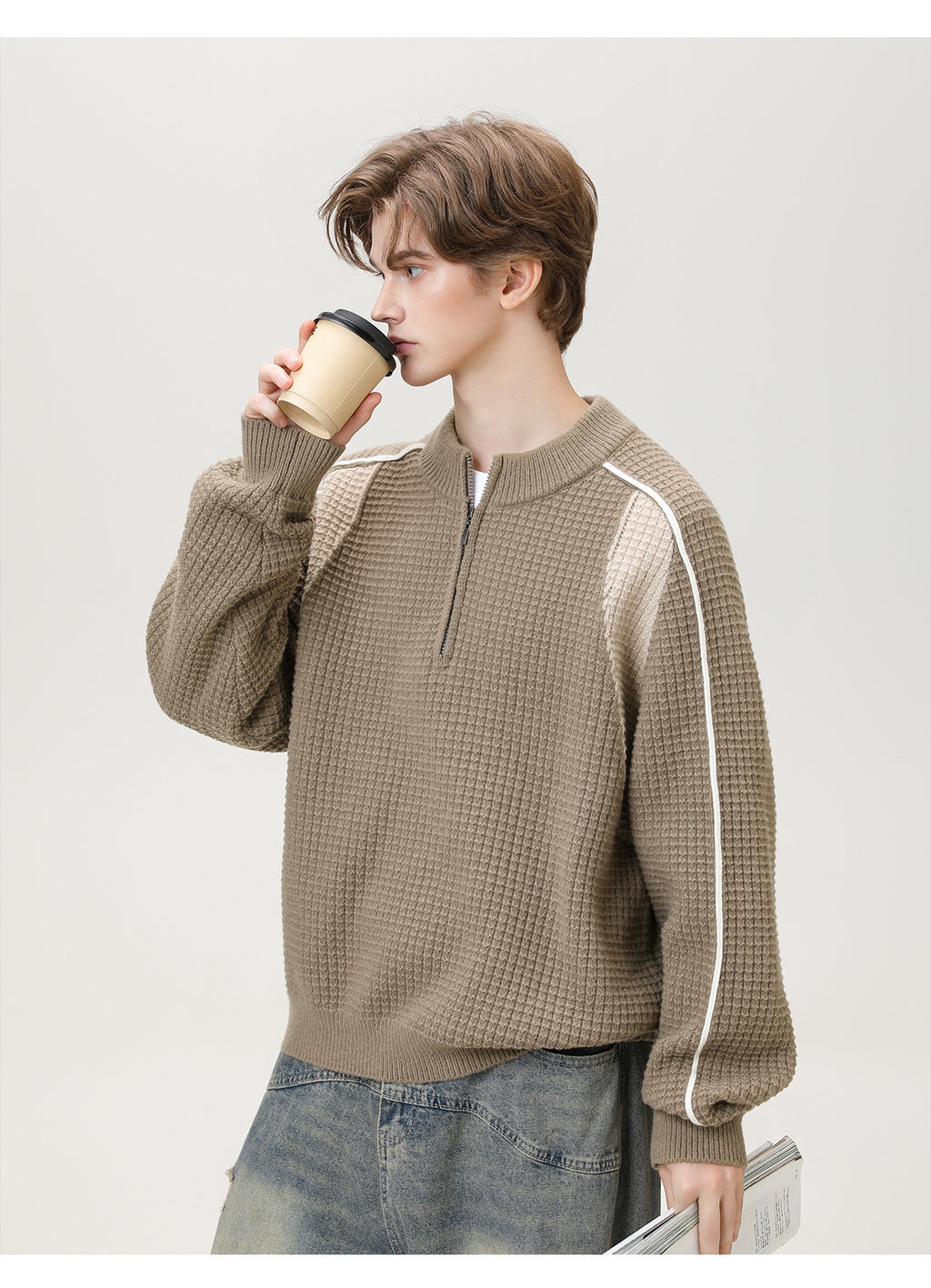 The Frostline Half Zip Sweater