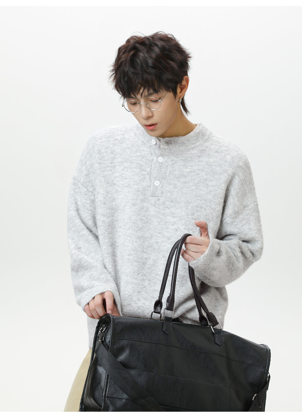 The Moss Harbor Solid Knit Sweater