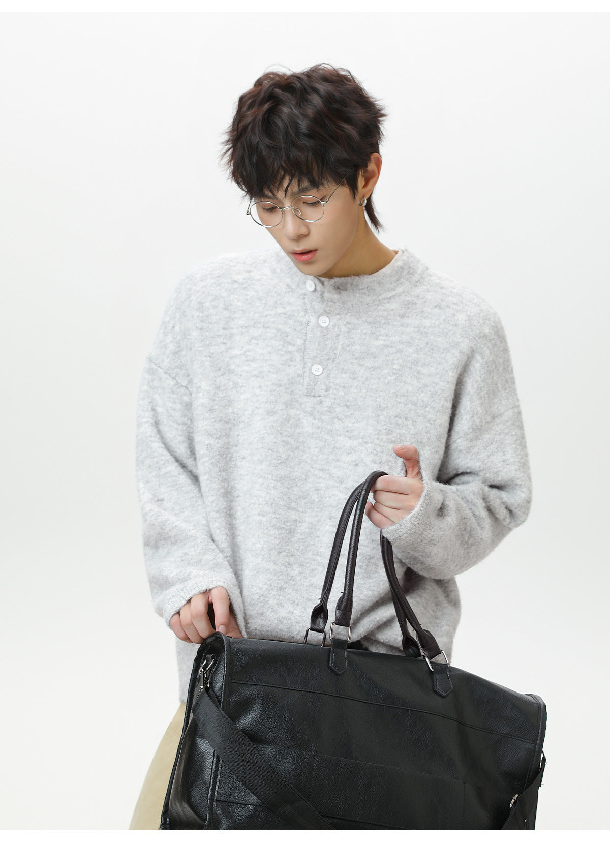 The Moss Harbor Solid Knit Sweater