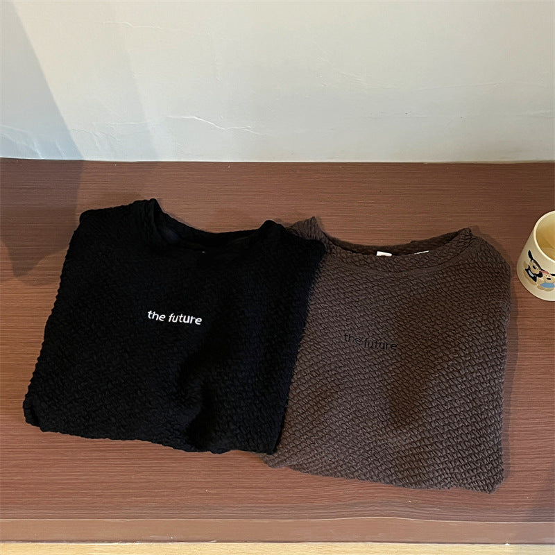 The Future Script Embroidered Sweatshirt