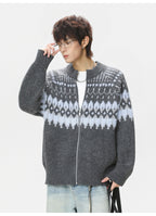 The Ember Row Stand Collar Cardigan