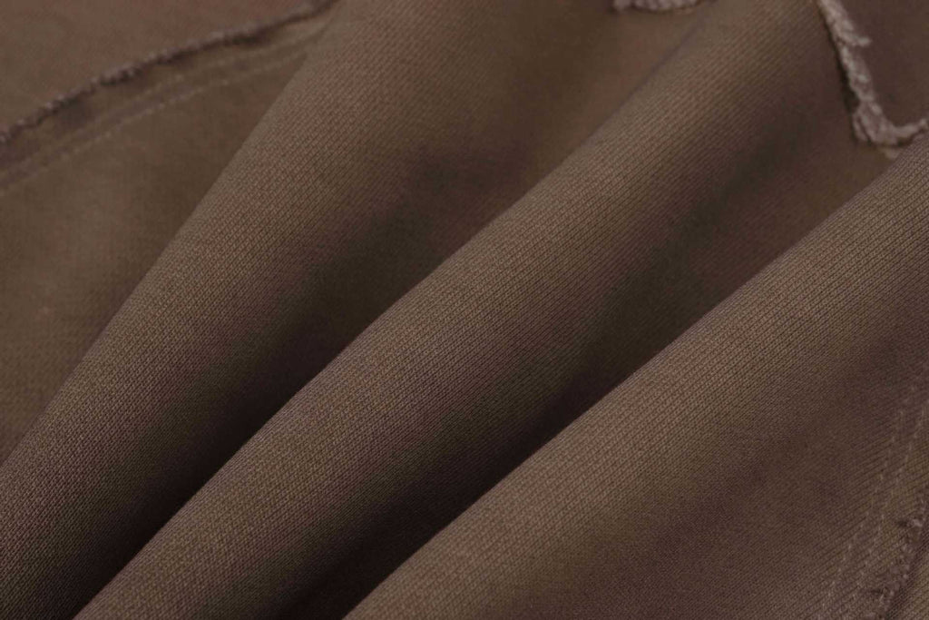 Raw Edge Deconstructed Zip Hoodie
