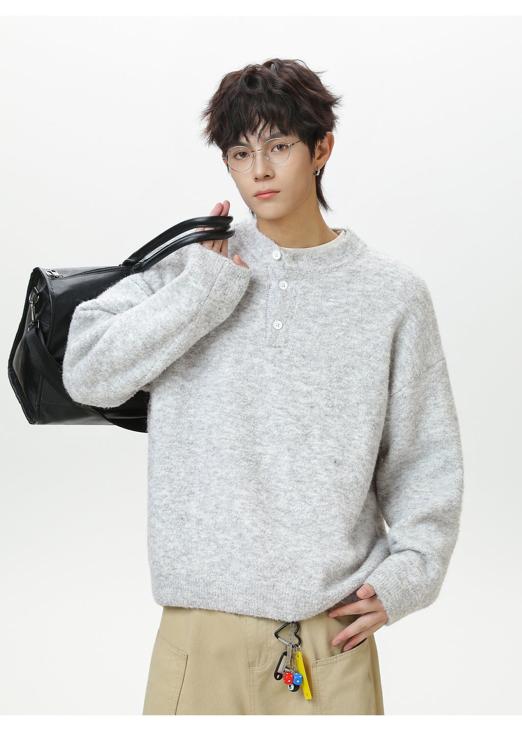 The Moss Harbor Solid Knit Sweater