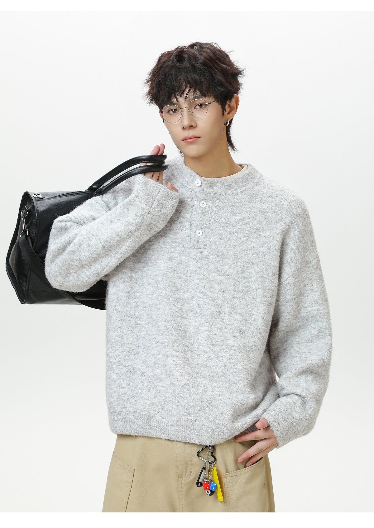 The Moss Harbor Solid Knit Sweater
