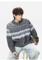 The Ember Row Stand Collar Cardigan