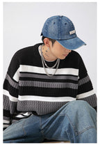 The Dune Block Round Neck Sweater