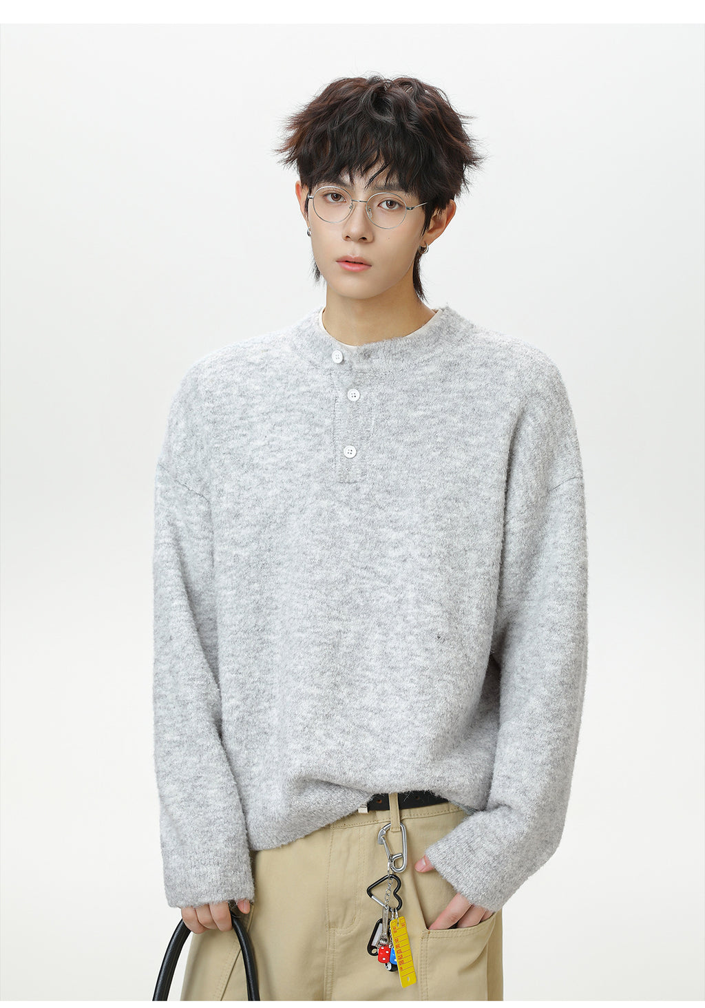 The Moss Harbor Solid Knit Sweater