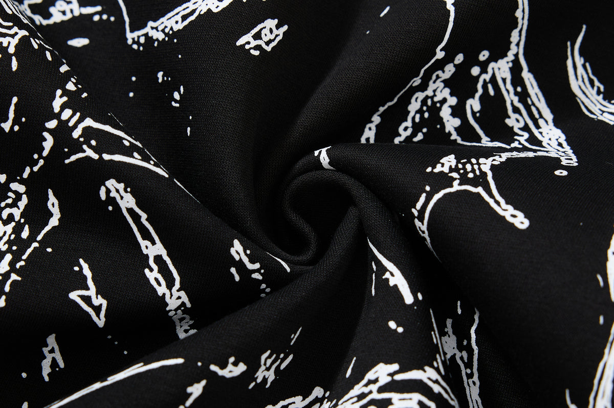 The Vintage Mosaic Patchwork Zip Hoodie