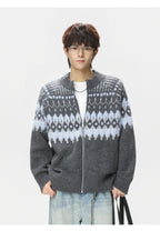 The Ember Row Stand Collar Cardigan