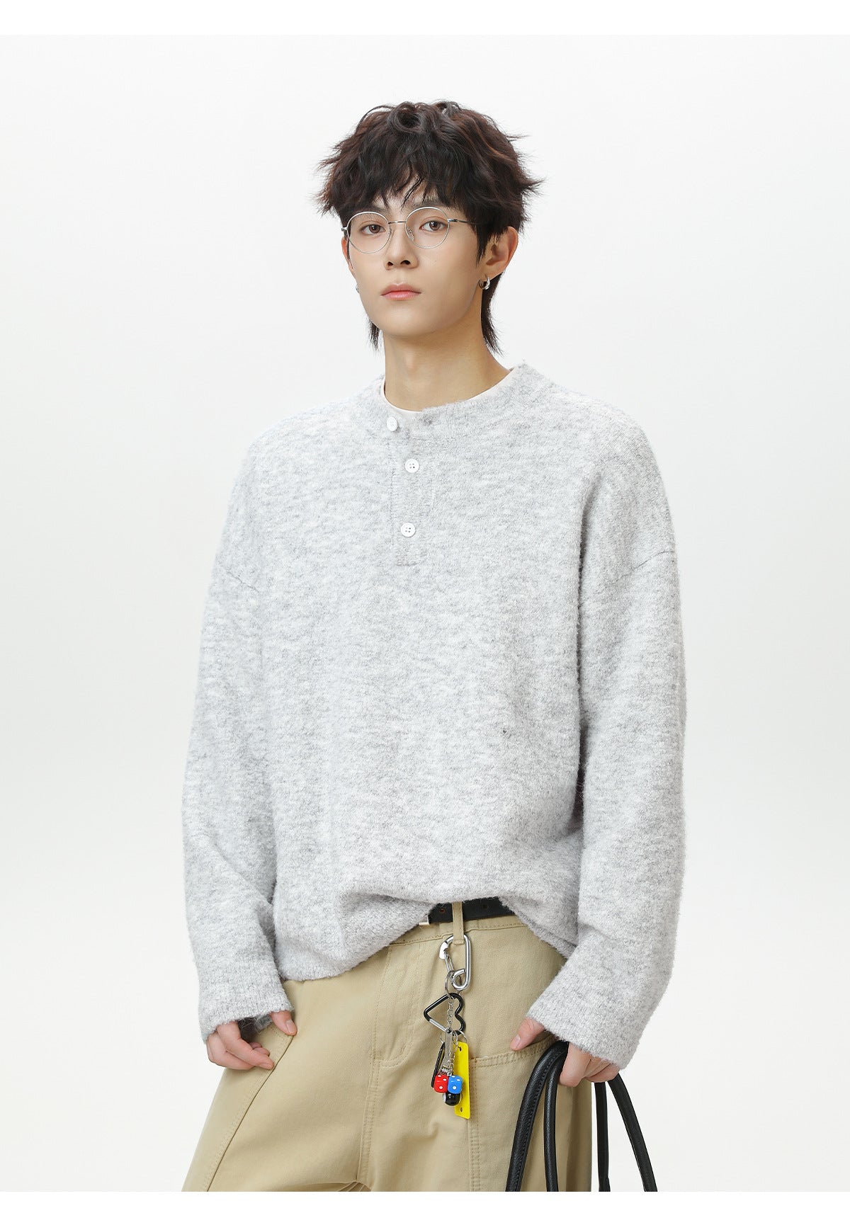 The Moss Harbor Solid Knit Sweater