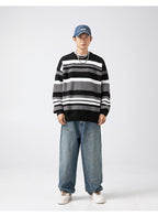 The Dune Block Round Neck Sweater