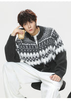 The Ember Row Stand Collar Cardigan