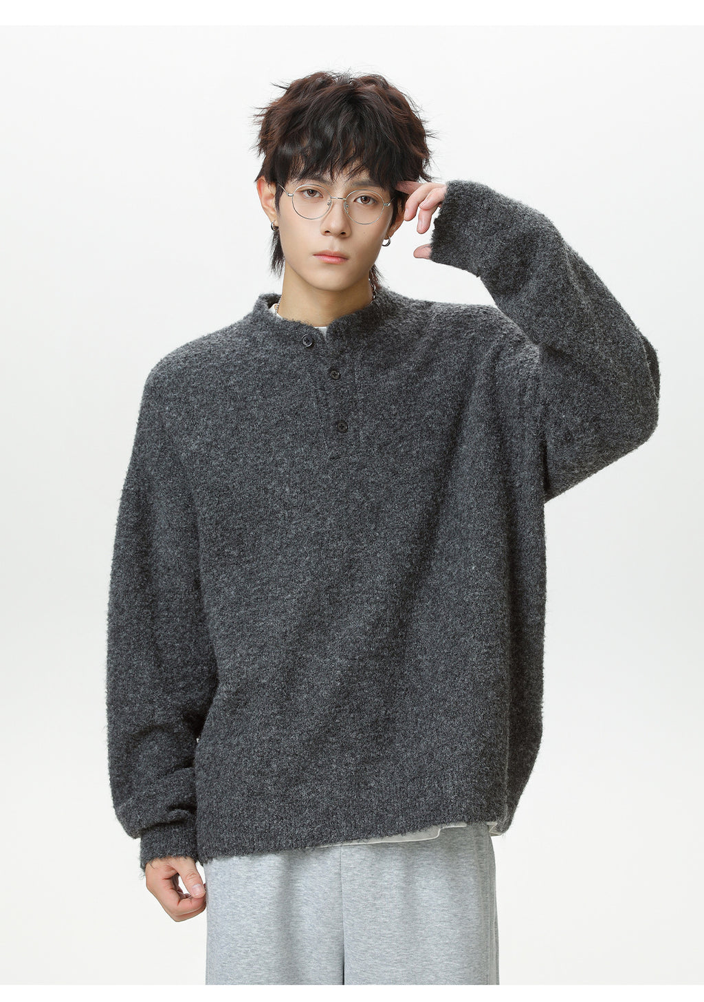 The Moss Harbor Solid Knit Sweater