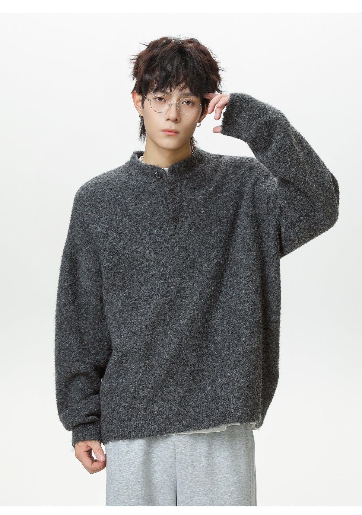 The Moss Harbor Solid Knit Sweater