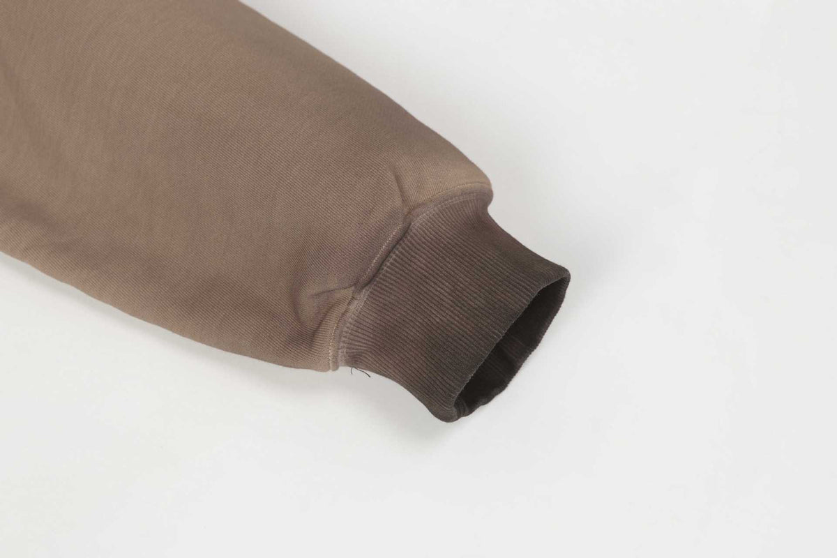 Raw Edge Deconstructed Zip Hoodie