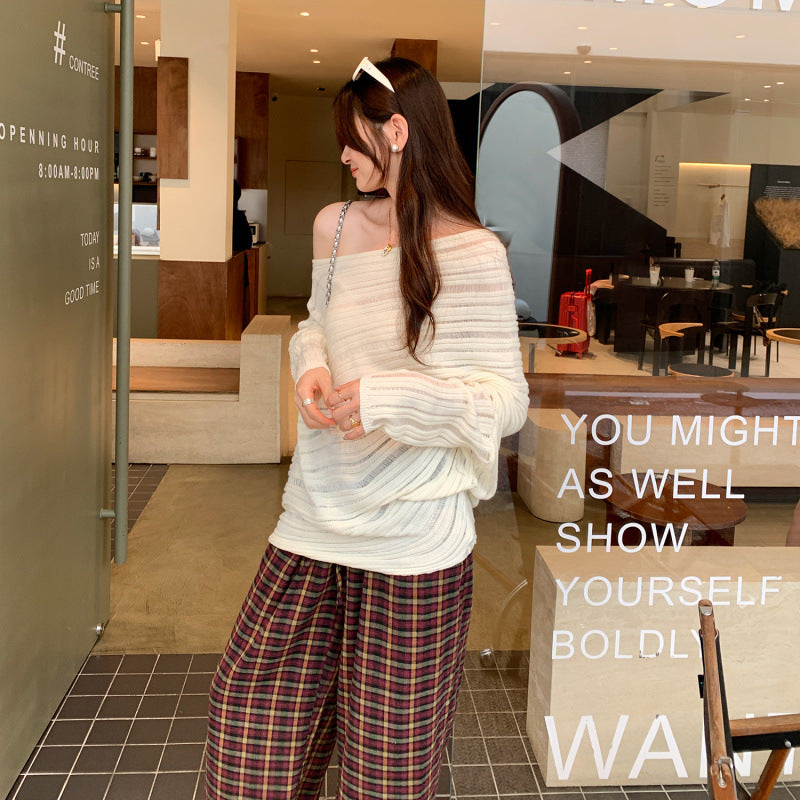 Lazy Chic Long Sleeve Knit Top