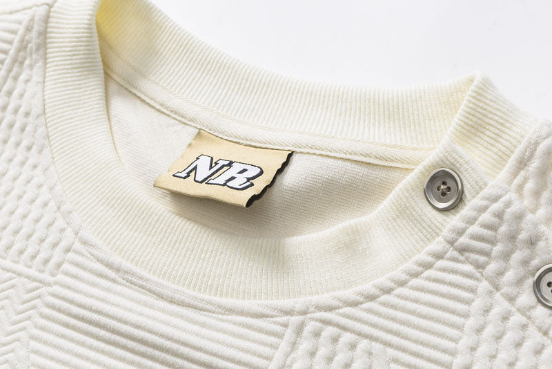 The Ivory Script Embroidered Fleece Sweatshirt