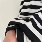 The Monochrome Line Striped Crewneck Sweatshirt