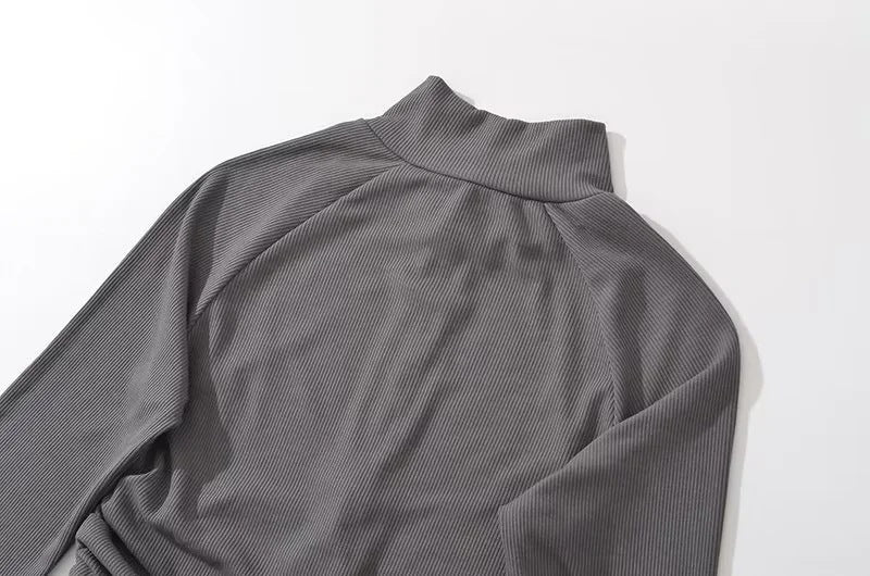 The Cocoa Drift Mock Neck Top