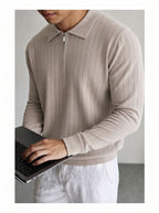The Alpine Mist Half Zip Sweater