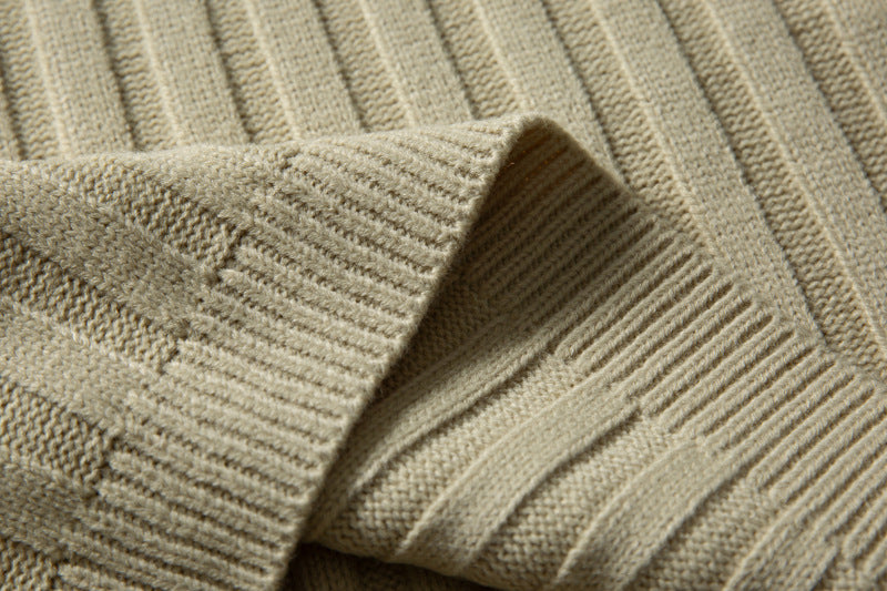 The Midnight Thread Jacquard Round Neck Sweater