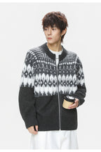The Ember Row Stand Collar Cardigan