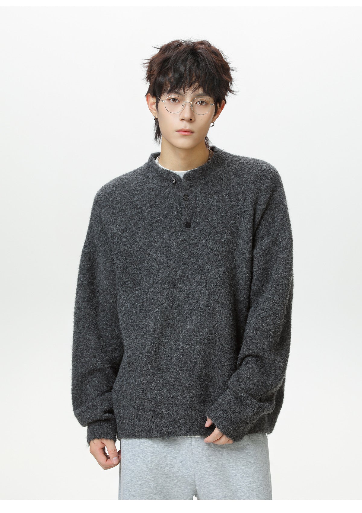 The Moss Harbor Solid Knit Sweater