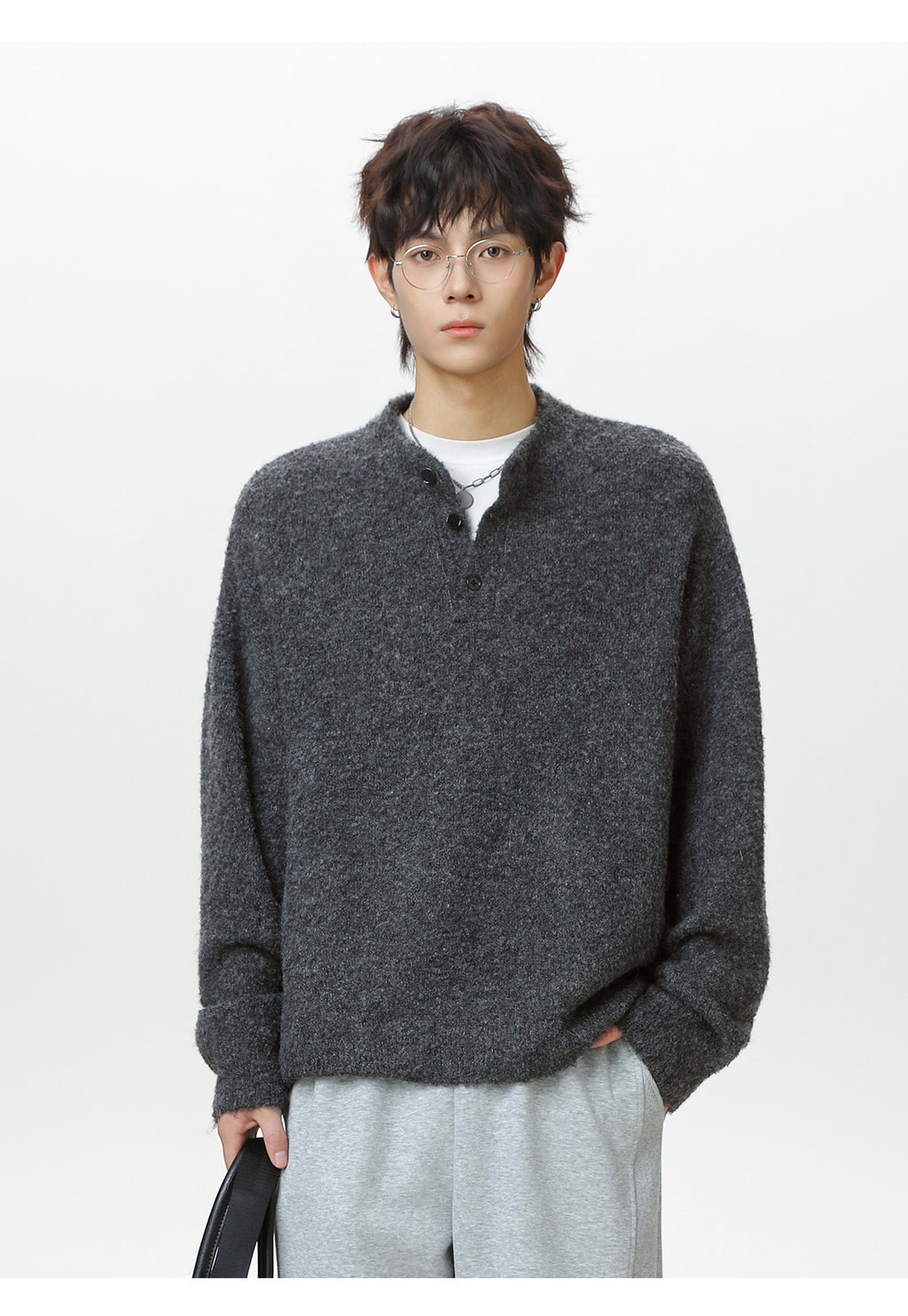 The Moss Harbor Solid Knit Sweater