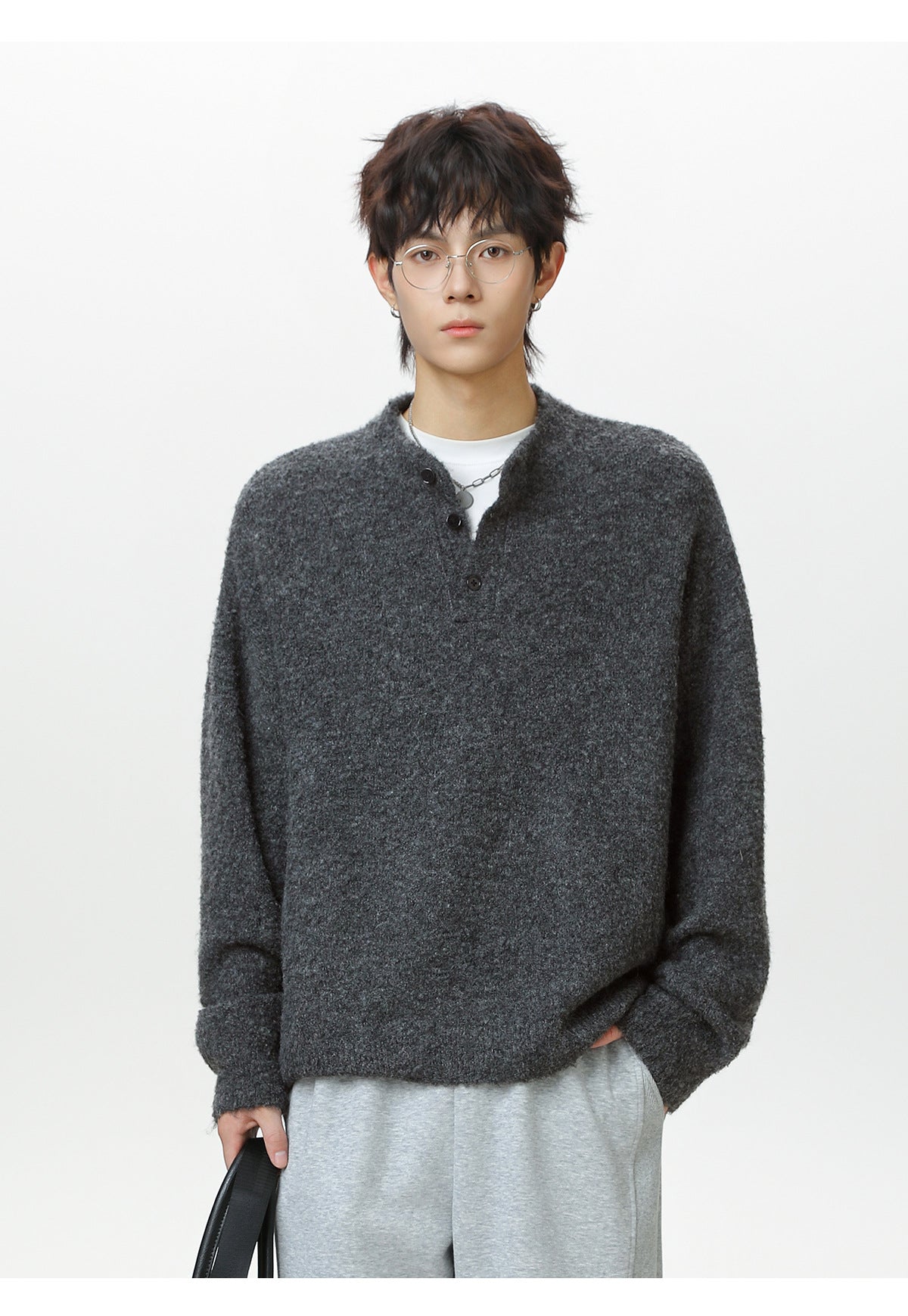 The Moss Harbor Solid Knit Sweater