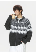 The Ember Row Stand Collar Cardigan