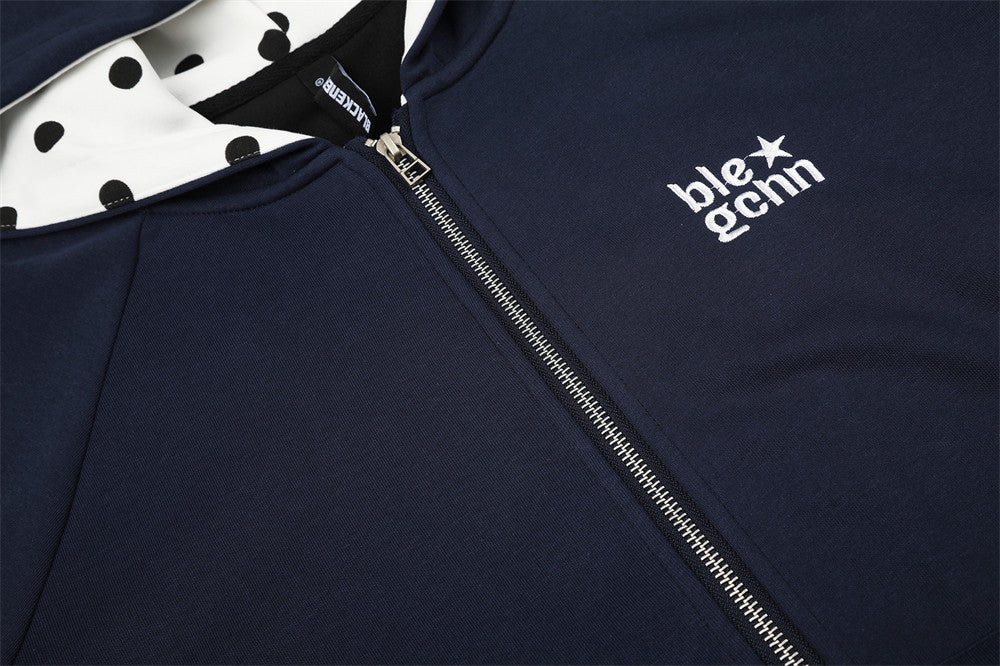 The Layered Cipher Faux Two-Piece Zip Hoodie