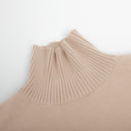 The Ivory Frost High Neck Sweater