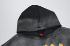 The Static Fade Spray Letter Hoodie