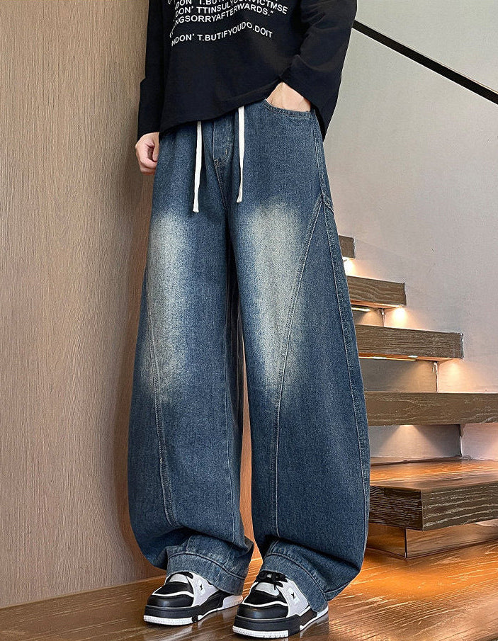 Indigo Drift Baggy Jeans