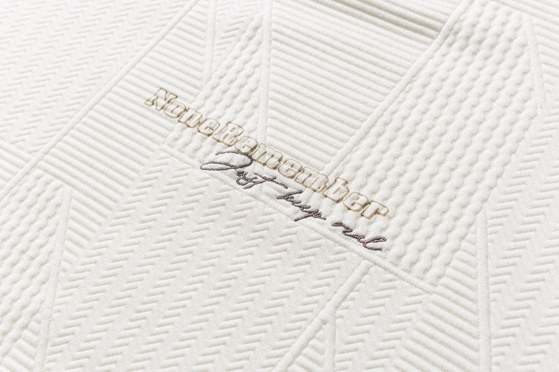 The Ivory Script Embroidered Fleece Sweatshirt