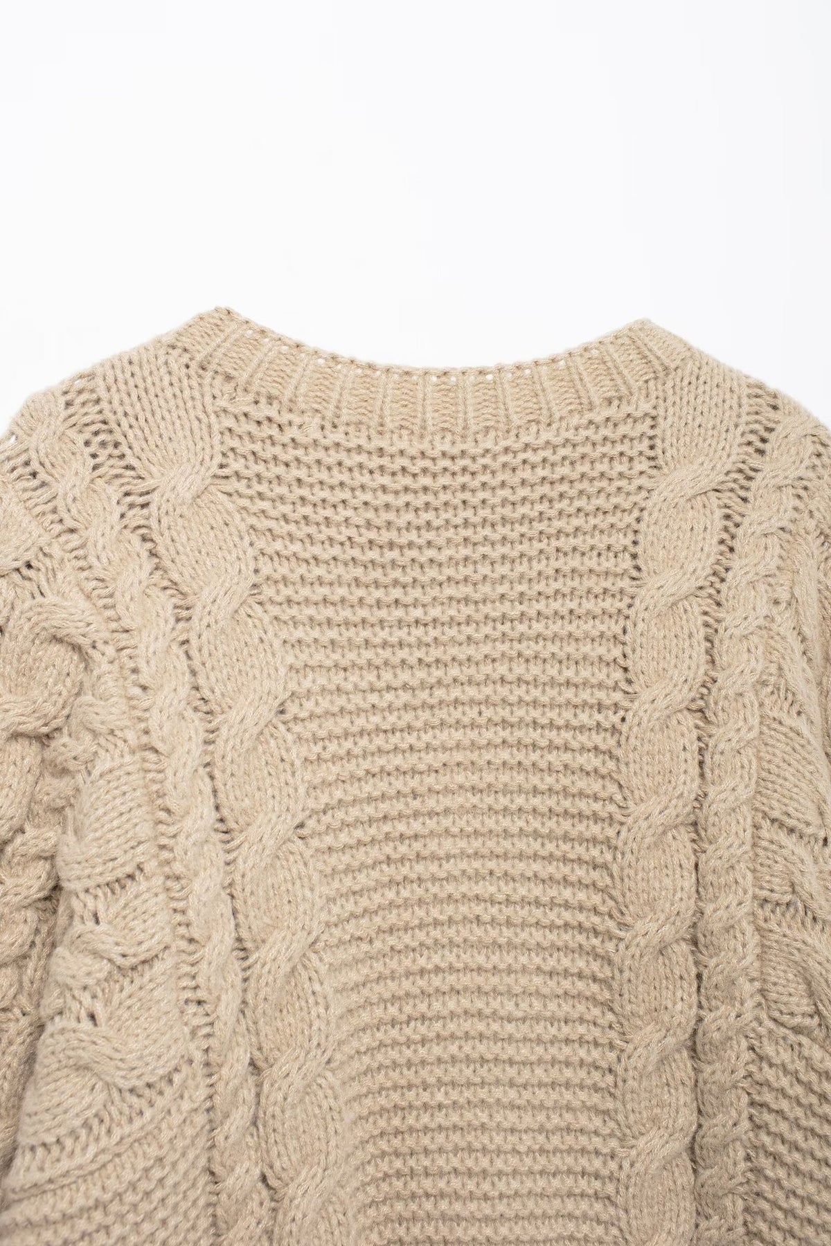 The Twisted Honey Cable Knit Sweater