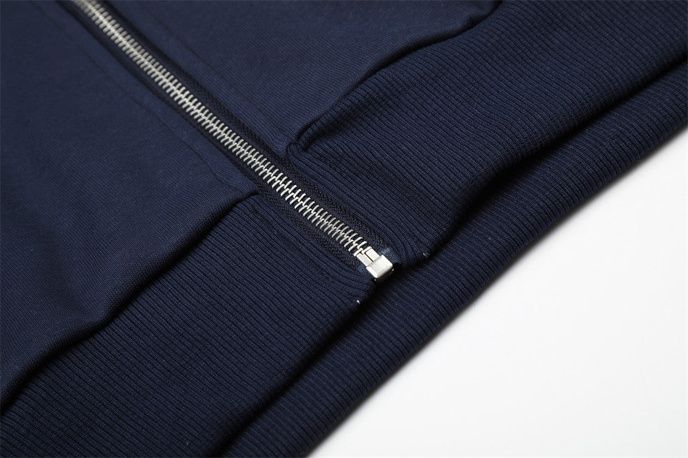 The Layered Cipher Faux Two-Piece Zip Hoodie