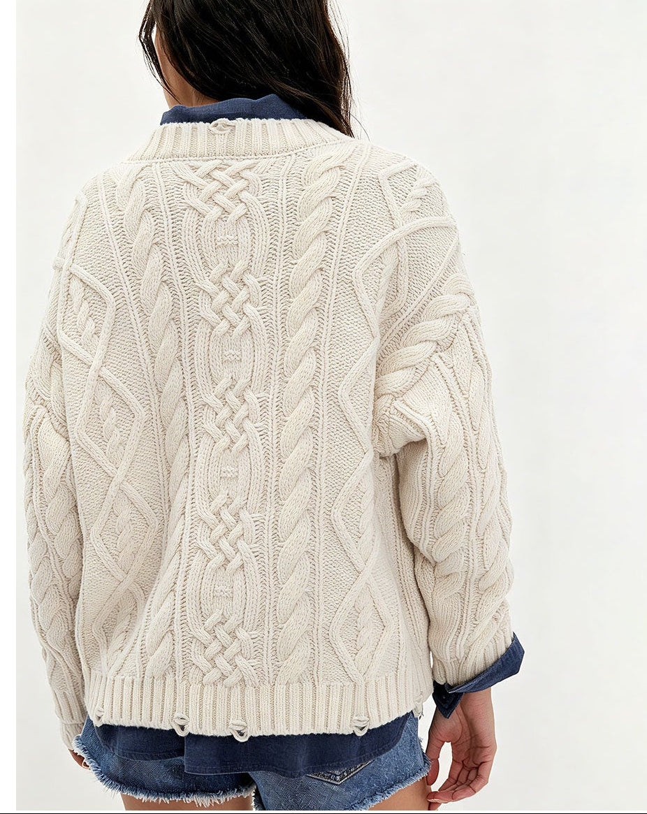 The Meadow Mist Round Neck Sweater