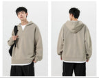 The Layered Drift Faux Two-Piece Hoodie