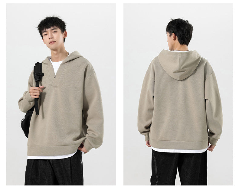The Layered Drift Faux Two-Piece Hoodie