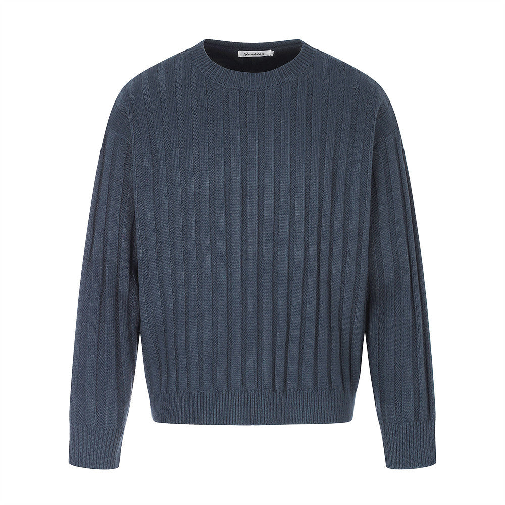 The Midnight Thread Jacquard Round Neck Sweater