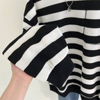 The Monochrome Line Striped Crewneck Sweatshirt